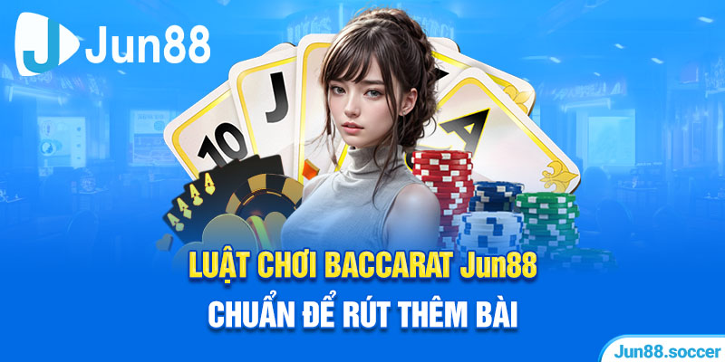 Luật chơi Baccarat Jun88 chuẩn để rút thêm bài