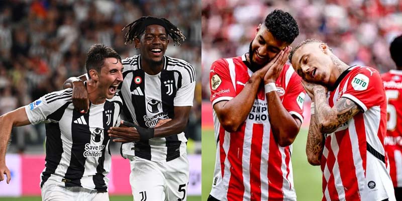 Soi kèo trận đấu Juventus vs PSV chi tiết